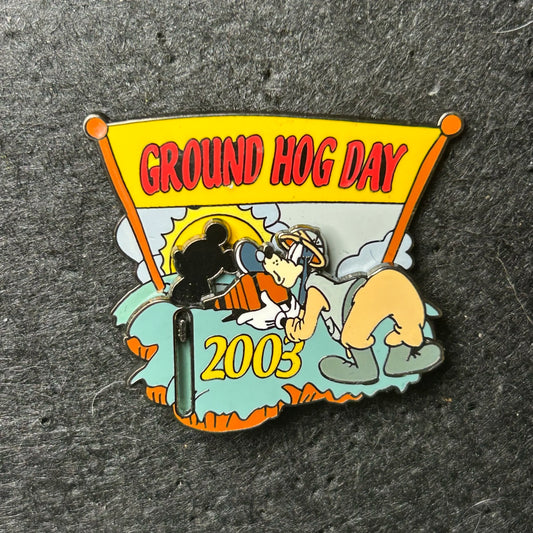 2003 - Goofy - Groundhogs Day - LE 2,500 - Disney Pin on Pin