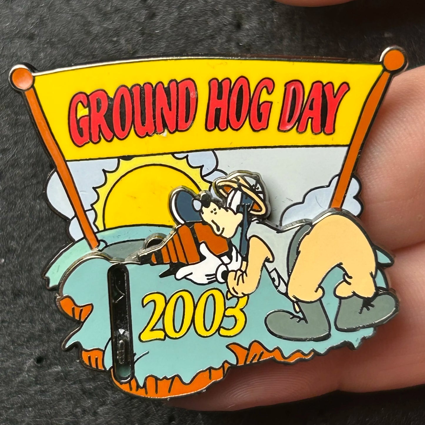 2003 - Goofy - Groundhogs Day - LE 2,500 - Disney Pin on Pin