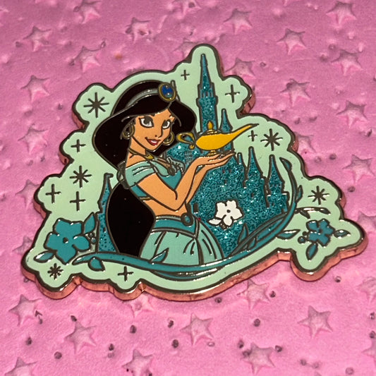 2018 - Jasmine - Aladdin - Glitter Sparkle Castle - Disney Pin
