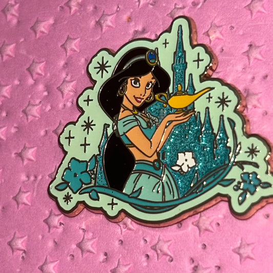 2018 - Jasmine - Aladdin - Glitter Sparkle Castle - Disney Pin