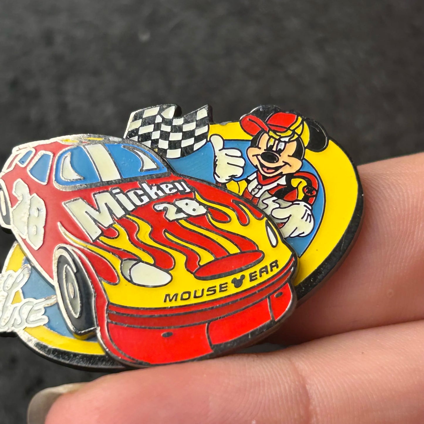 2005 - Mickey Mouse - Race Car #28 - Disney Pin on Pin