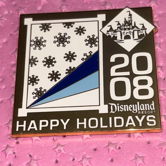 2008 - Happy Holidays - Christmas - Cast Member Exclusive - Pin