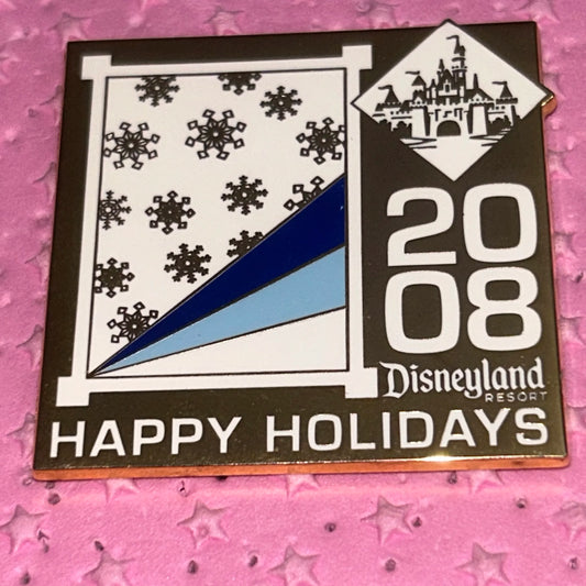 2008 - Happy Holidays - Christmas - Cast Member Exclusive - Pin