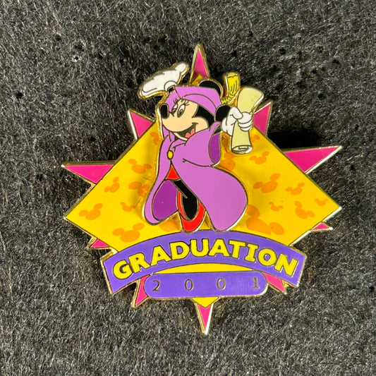 2001 - Minnie Mouse - Graduation - LE 5,000 - Disney Pin