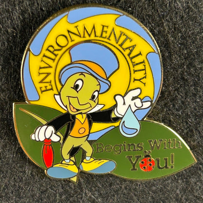 2003 - Jiminy Cricket - Pinocchio - Environmentality - Earth Day - LE 2,000 - DLR - Cast Exclusive - Disney Pin