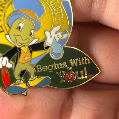2003 - Jiminy Cricket - Pinocchio - Environmentality - Earth Day - LE 2,000 - DLR - Cast Exclusive - Disney Pin
