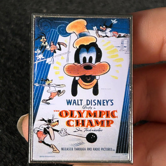 Goofy - Olympic Champ - Poster Pin - 12 Months of Magic - Disney Pin