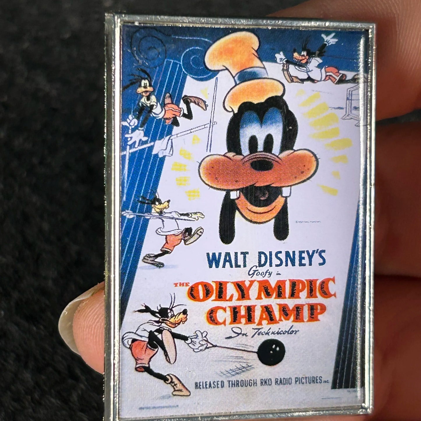 Goofy - Olympic Champ - Poster Pin - 12 Months of Magic - Disney Pin