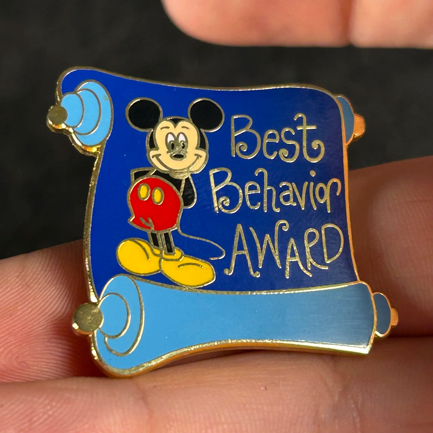 2001 - Vintage - Mickey Mouse - Best Behavior Award - Disney Pin
