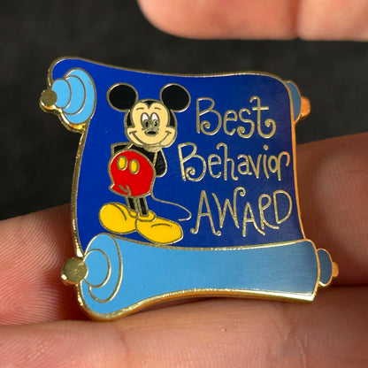 2001 - Vintage - Mickey Mouse - Best Behavior Award - Disney Pin