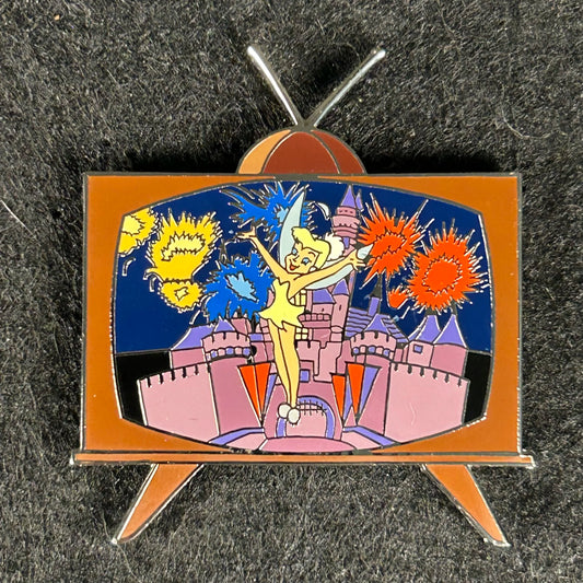 Vintage - Tinker Bell - TV - Wonderful World Of Color - With Castle - Disney Pin