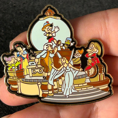 2001 - Snow White and Pinocchio - Share A Dream Come True Parade - Disney Pin