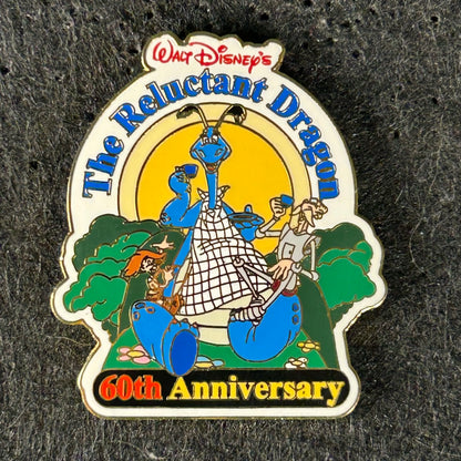 2001 - The Reluctant Dragon - 60th Anniversary - LE 3,500 - Disney Pin