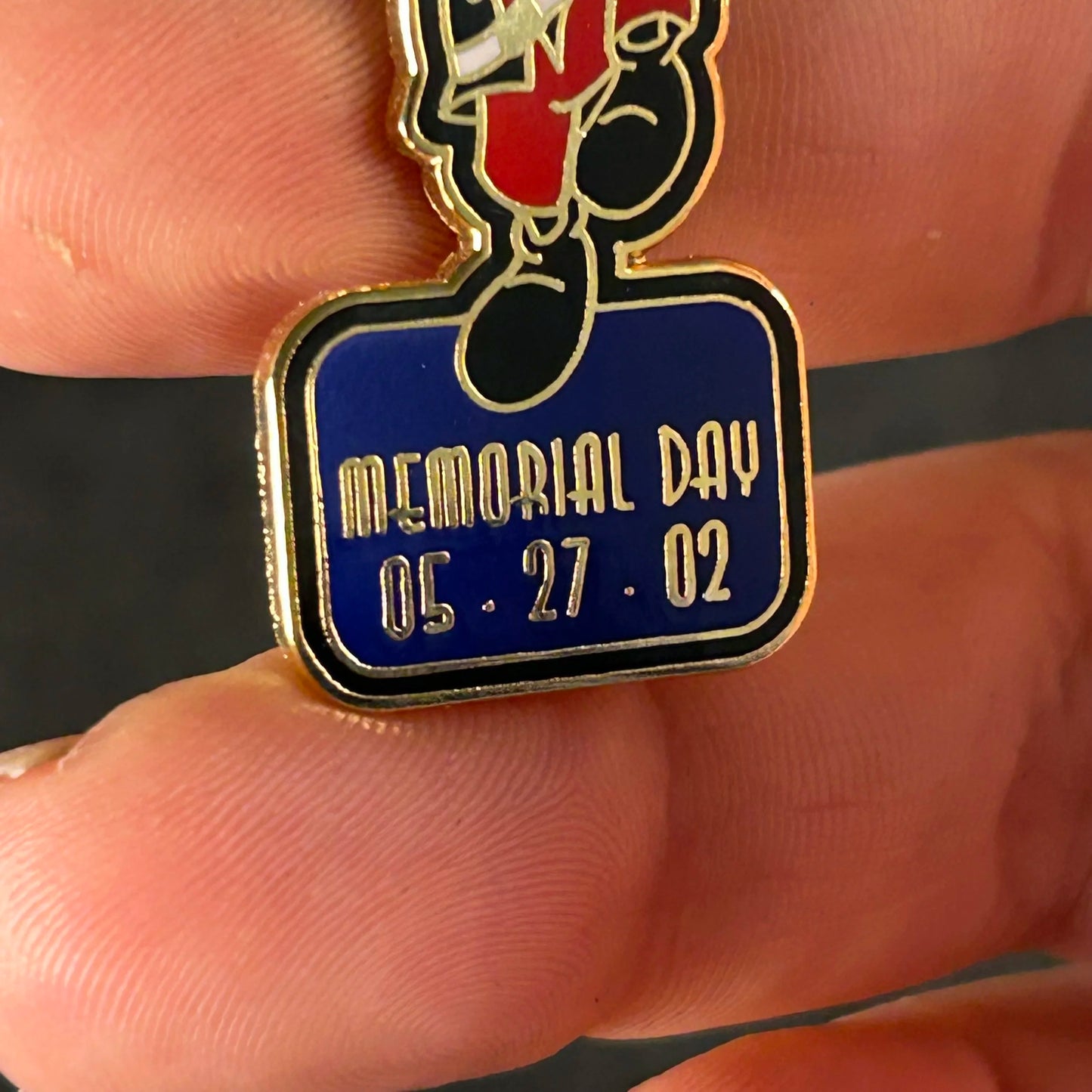2002 - Mickey Mouse - Memorial Day -DLR - LE 3,500 - Disney Pin