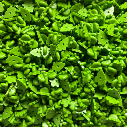 (Pack of 6) Green Tree - Rubber Pin Clutches - Hive Exclusive (CH-13)