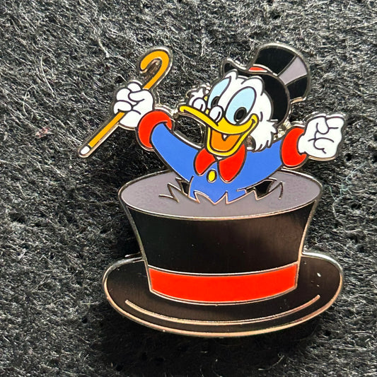 2024 - Scrooge McDuck - Popping Out Of Hat - Disney Pin