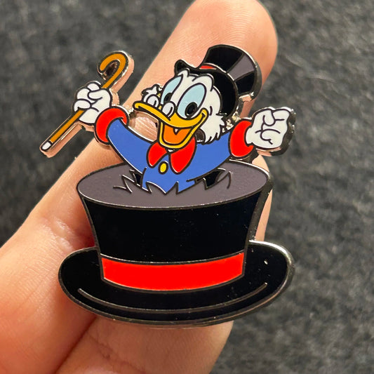 2024 - Scrooge McDuck - Popping Out Of Hat - Disney Pin