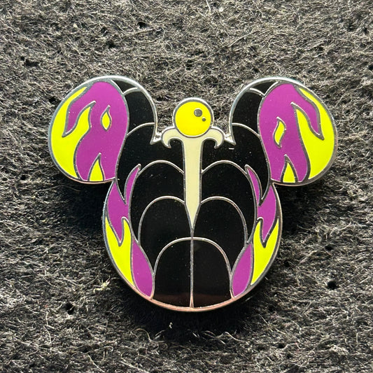 2022 - Maleficent - Villain Mystery Series - Mickey Icon - Disney Pin