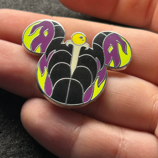 2022 - Maleficent - Villain Mystery Series - Mickey Icon - Disney Pin