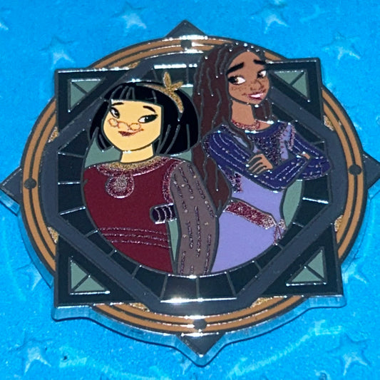 2024 - Asha and Dahlia - Mystery Wish - Best Friends - Pin
