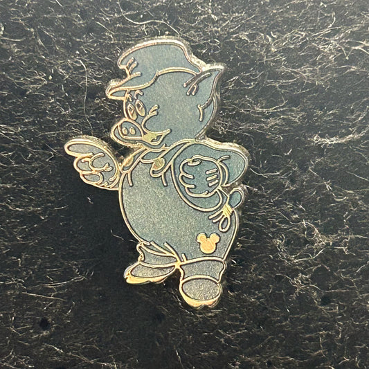 2019 - Little Pig - Hidden Mickey - Blue Chaser - DLR - Disney Pin