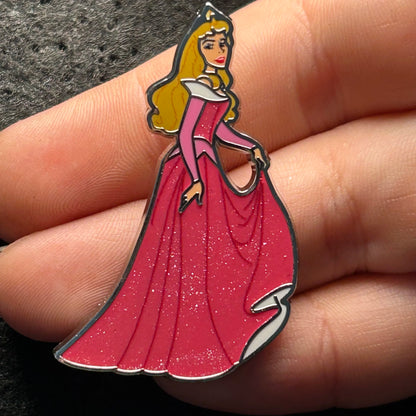 2023 - Aurora - Sleeping Beauty - Princess Series - Glitter Dress - Disney Pin