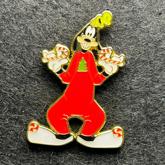 Loungefly - Goofy - Christmas Pjs and Candy Canes - Disney Pin