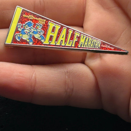 2025 - Donald and Daisy Duck - Half Marathon - WDW - LR - Banner - Disney Pin