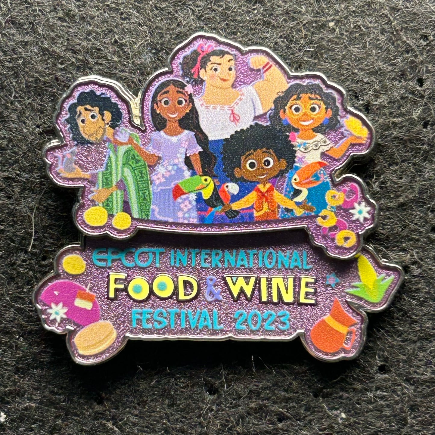 2023 - Madrigal Family - EPCOT - Food and Wine - WDW - LR - Disney Pin on Pin