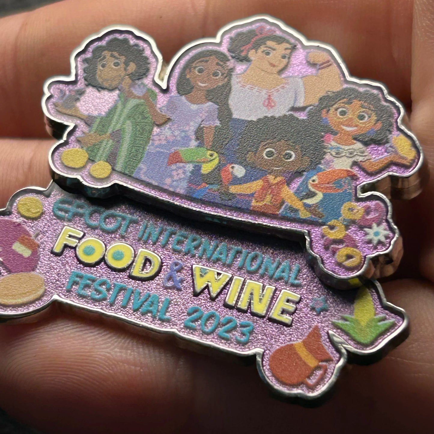 2023 - Madrigal Family - EPCOT - Food and Wine - WDW - LR - Disney Pin on Pin