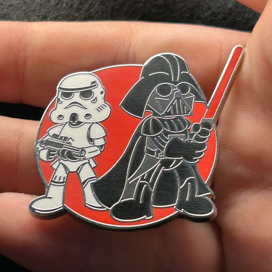 2024 - Darth Vader and Stormtrooper - Cartoon Series - Mystery Pin