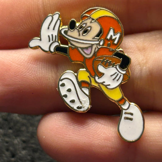 2000 - Mickey Mouse - Football Player - WDW - Tiny - Disney Pin