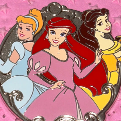 2024 - Belle, Ariel, And Cinderella - Disney Princess Pin
