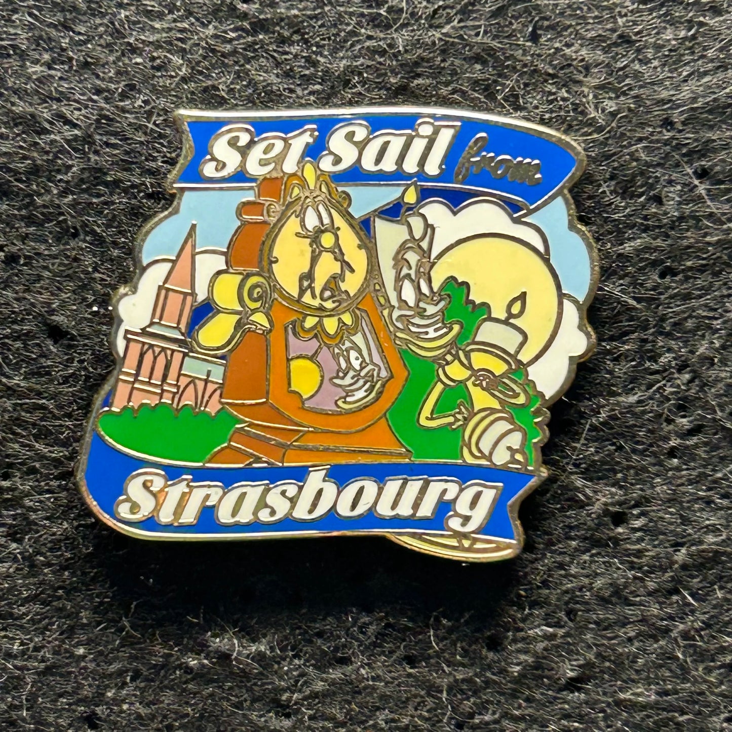 ABD - Cogsworth and Lumiere - Set Sail from Strasbourg - Disney Pin
