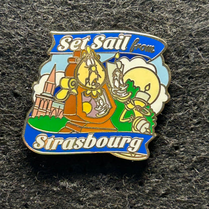 ABD - Cogsworth and Lumiere - Set Sail from Strasbourg - Disney Pin