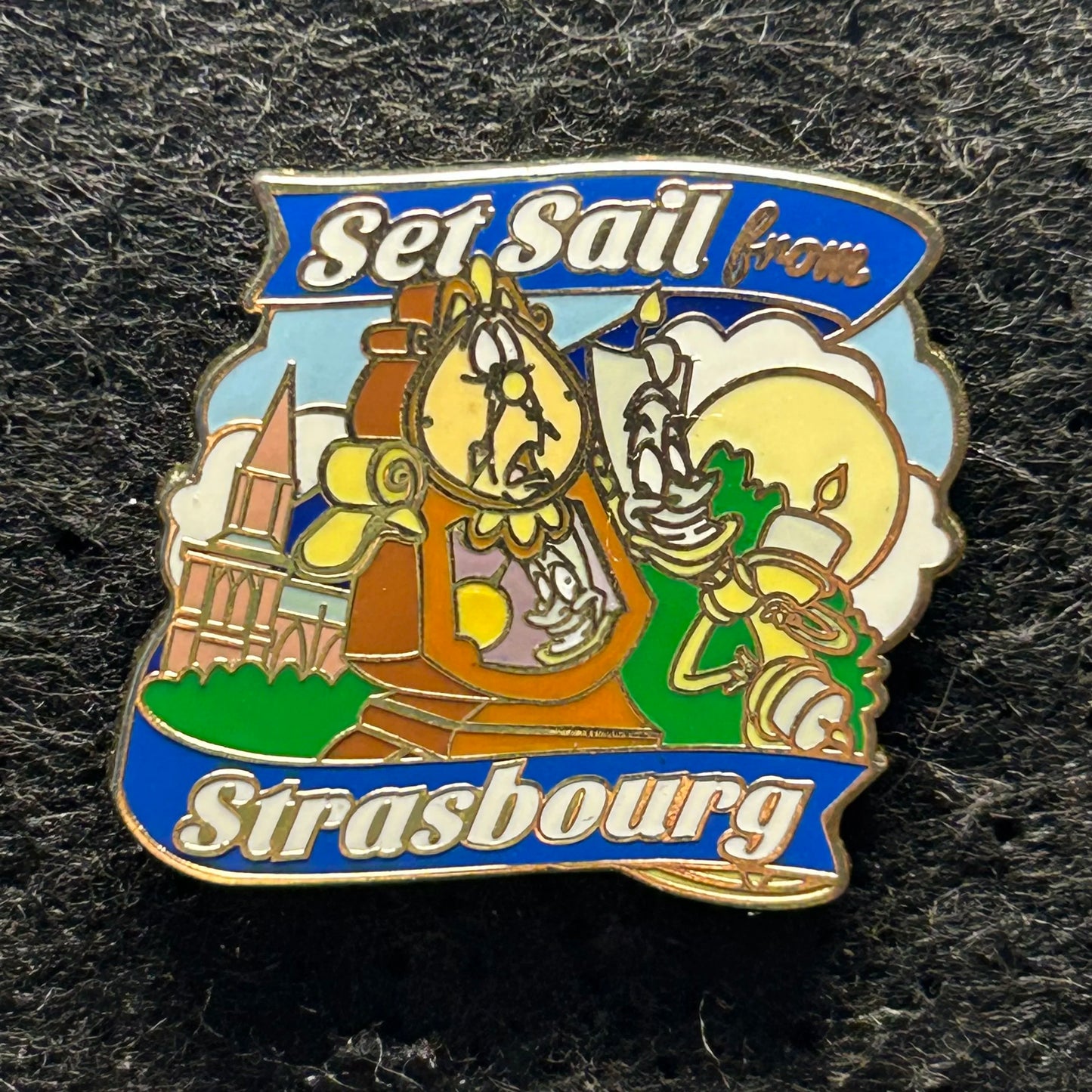 ABD - Cogsworth and Lumiere - Set Sail from Strasbourg - Disney Pin