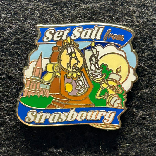 ABD - Cogsworth and Lumiere - Set Sail from Strasbourg - Disney Pin
