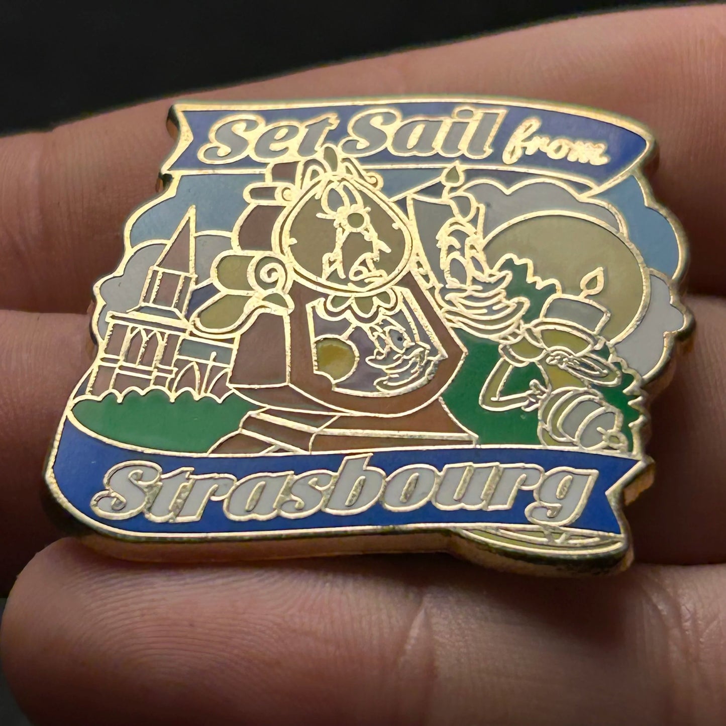 ABD - Cogsworth and Lumiere - Set Sail from Strasbourg - Disney Pin