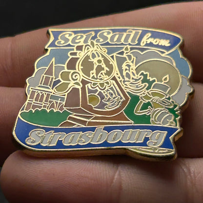 ABD - Cogsworth and Lumiere - Set Sail from Strasbourg - Disney Pin