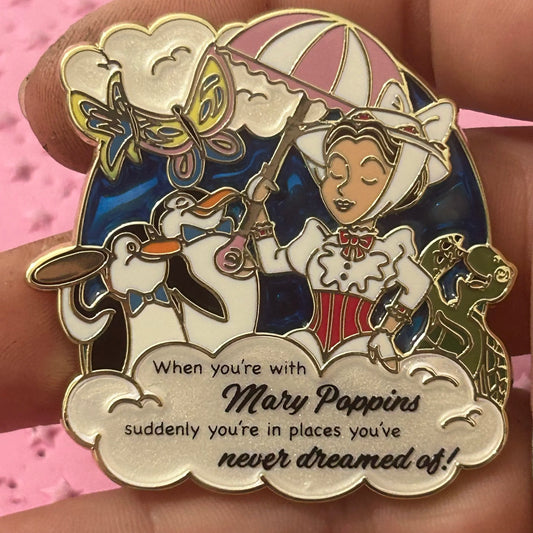 2023 - Mary Poppins - Penguins and Turtle - Disney Pin