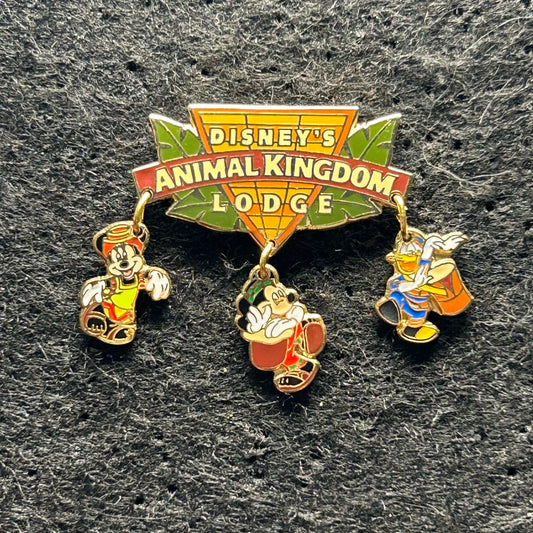 2001 - Donald, Mickey, and Minnie Mouse - DAK Lodge - WDW - Dangle - Disney Pin