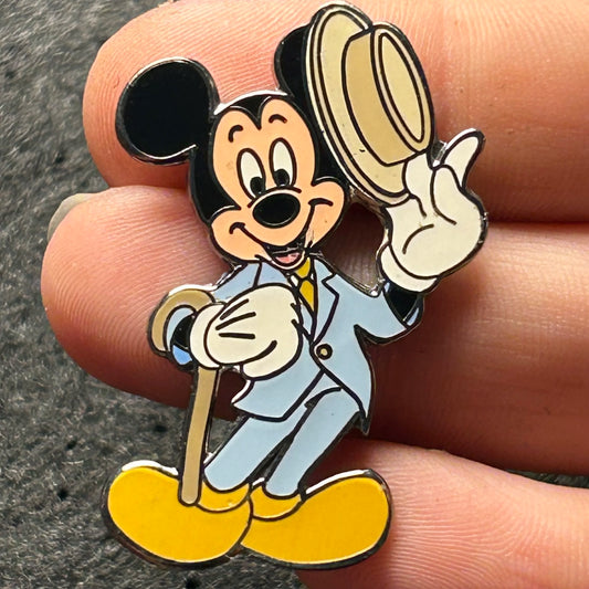 Mickey Mouse - Springtime - Suit, Hat and Cane - DLR - Disney Pin