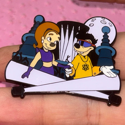 2023 - Roxanne and Max as Powerline - Glow in the Dark - Pin