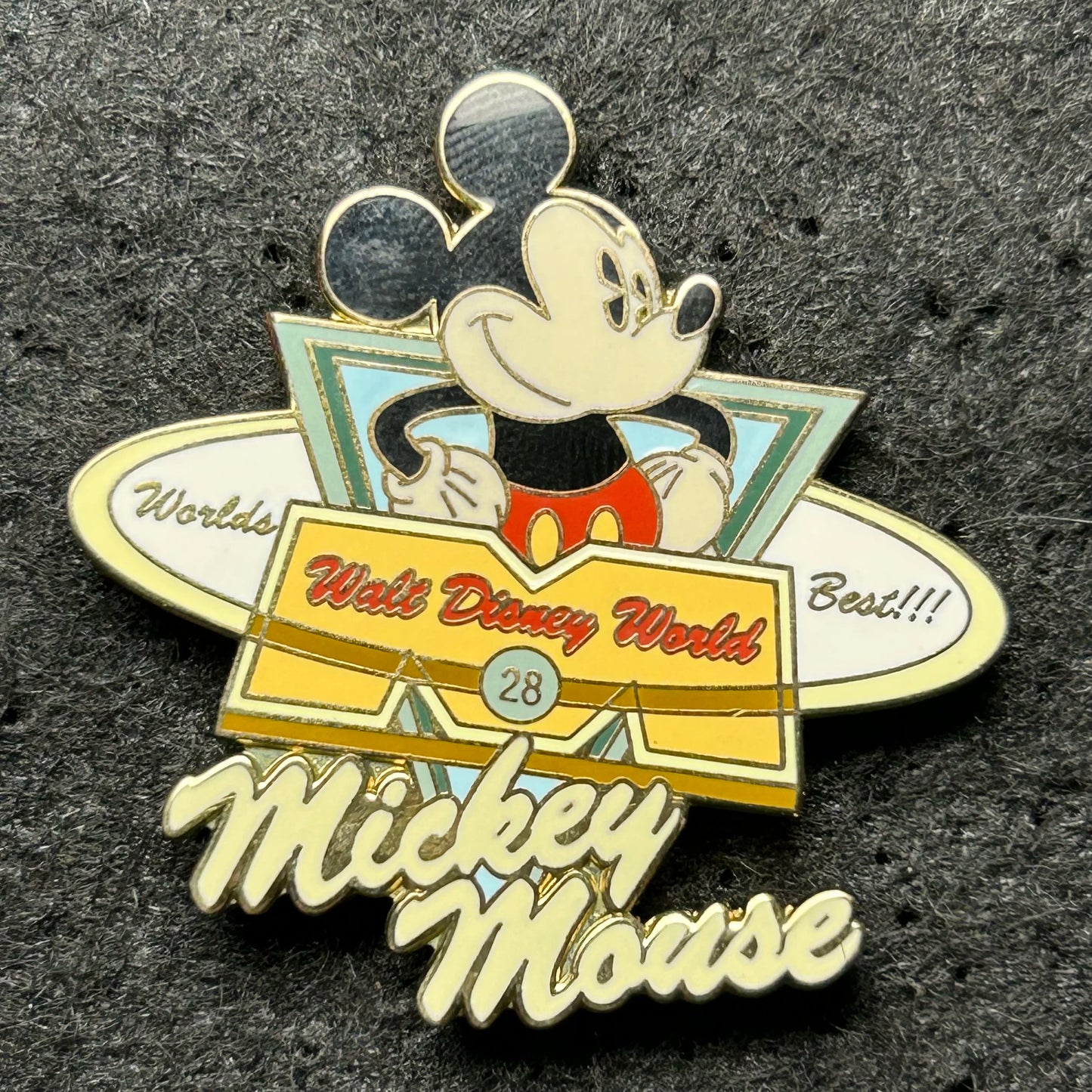 2004 - Mickey Mouse - Worlds Best - 28 - WDW -  LE 1,000 - Disney Pin