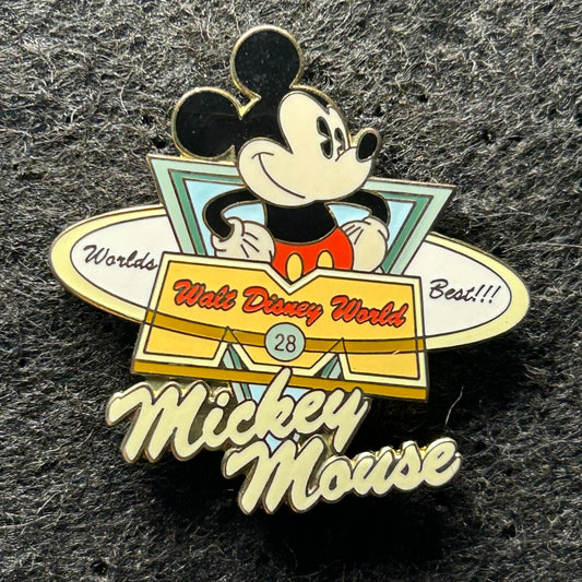 2004 - Mickey Mouse - Worlds Best - 28 - WDW -  LE 1,000 - Disney Pin