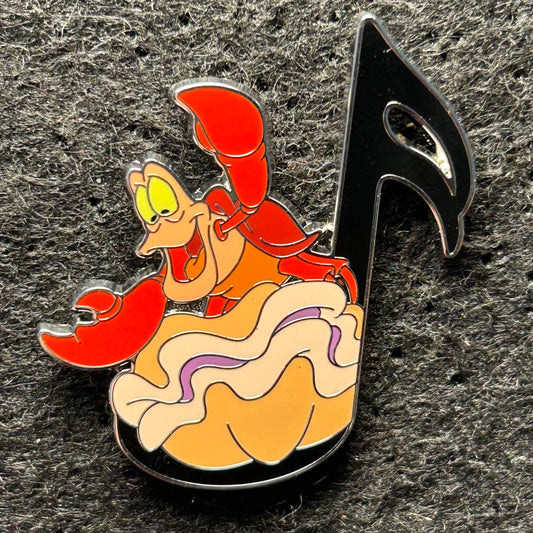 2023 - Sebastian - Little Mermaid - Music Note - Mystery Pin