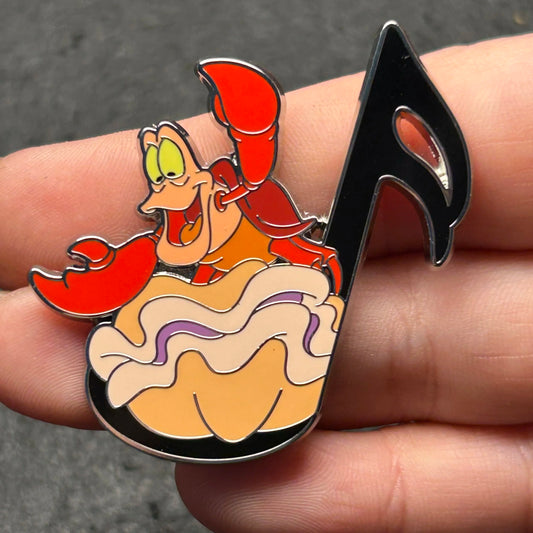 2023 - Sebastian - Little Mermaid - Music Note - Mystery Pin