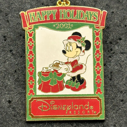 2001 - Minnie Mouse - Cookies For Santa - LE 2,400 - Disney Pin