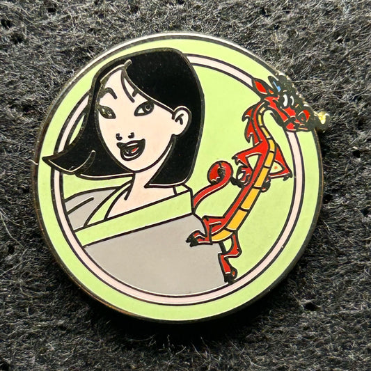 2012 - Mulan and Mushu - Best Friends - Mystery Pin