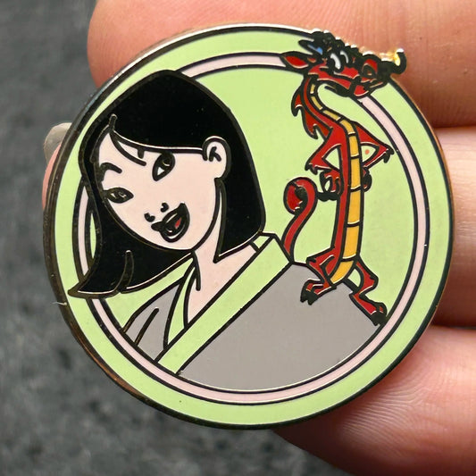 2012 - Mulan and Mushu - Best Friends - Mystery Pin